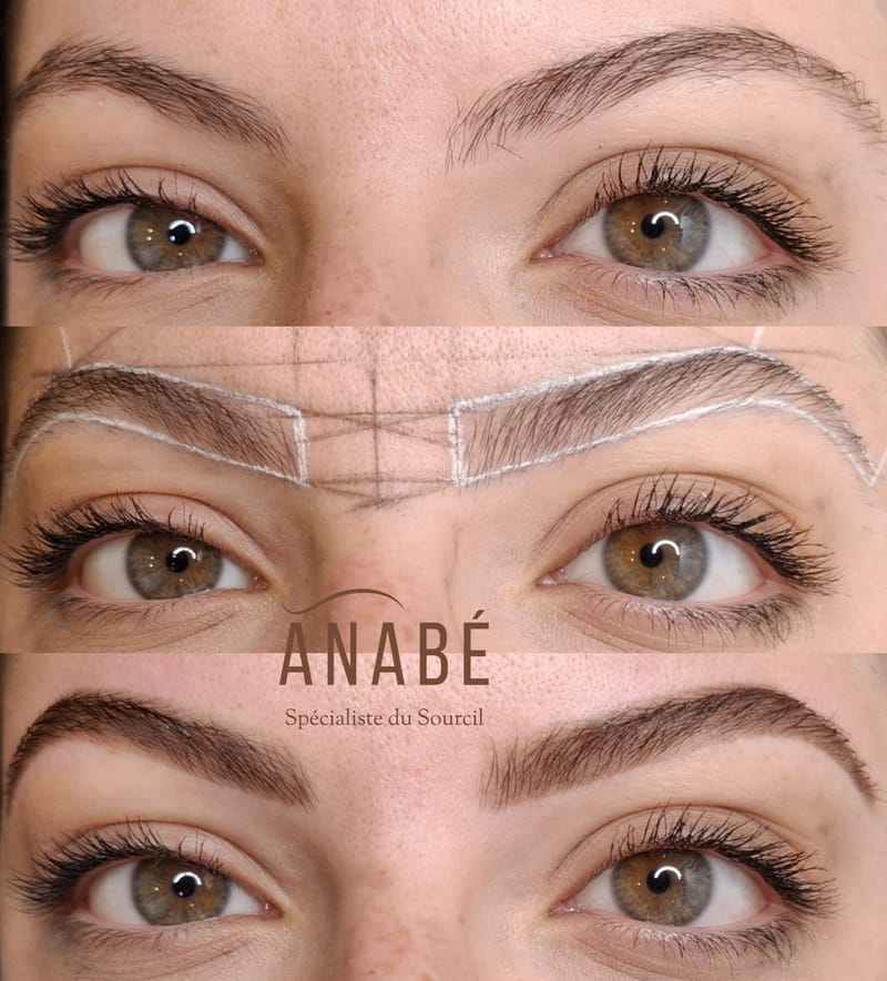 R&eacute;sultat &eacute;pilation et teinture hybride &mdash; avant et apr&egrave;s